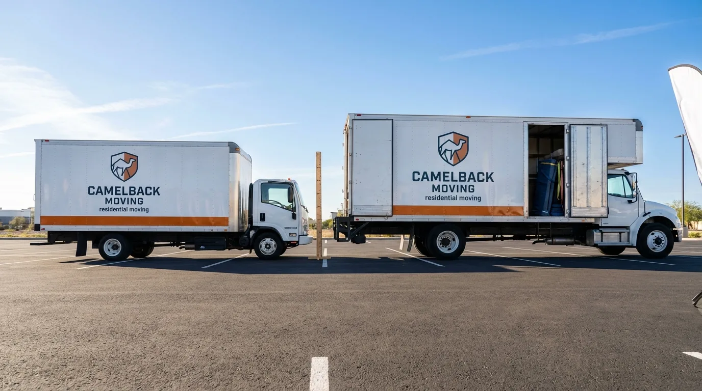 Moving truck size capacity guide in Tremonton
